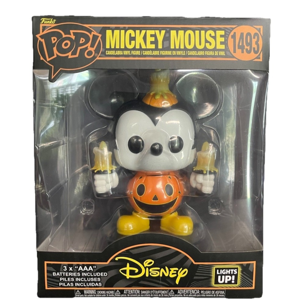 Funko Pop! #1493 Mickey Mouse-Disney-Halloween-Lights Up [NRFP]‎